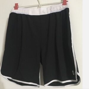 Gold BJJ Pacific Short 2 Pair Jiu Jitsu Fight Shorts Black Size Medium
